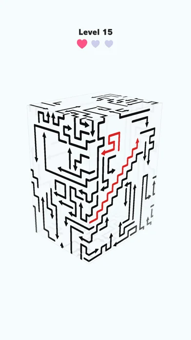 Arrow Cube Escapeのゲーム画面