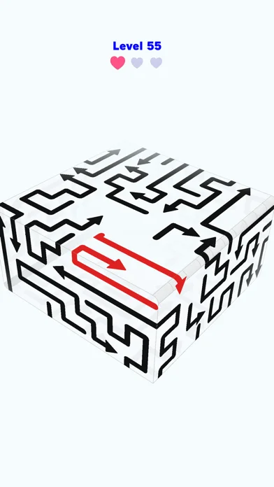 Arrow Cube Escapeのゲーム画面