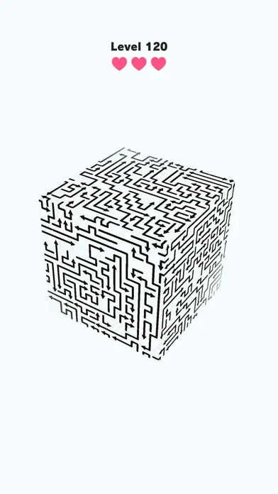 Arrow Cube Escapeのゲーム画面