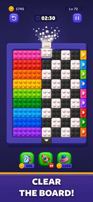 Block Out! - Color Sort Puzzleのゲーム画面