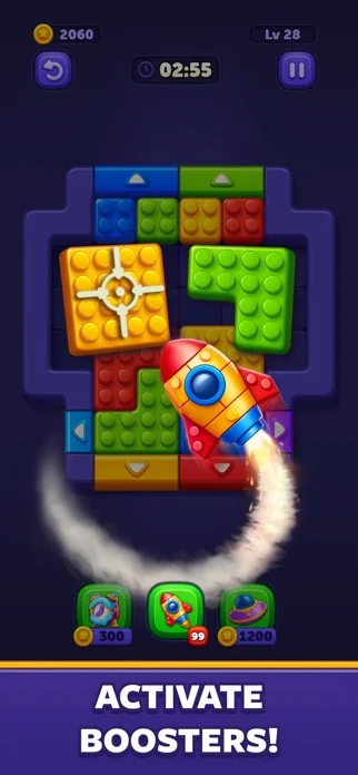 Block Out! - Color Sort Puzzleのゲーム画面