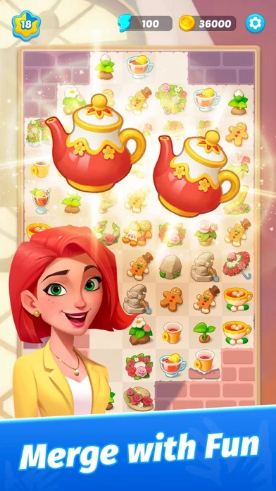 ミステリータウン：マージゲーム (Mystery Town)のゲーム画面