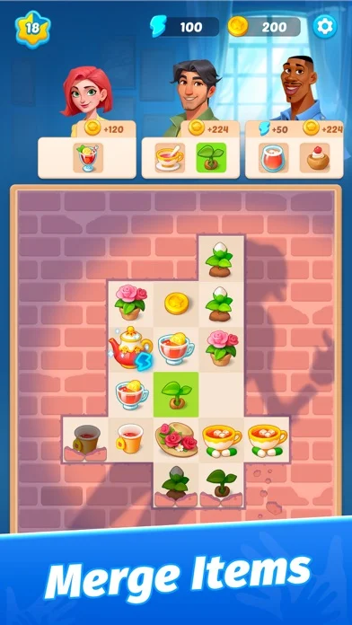 ミステリータウン：マージゲーム (Mystery Town)のゲーム画面