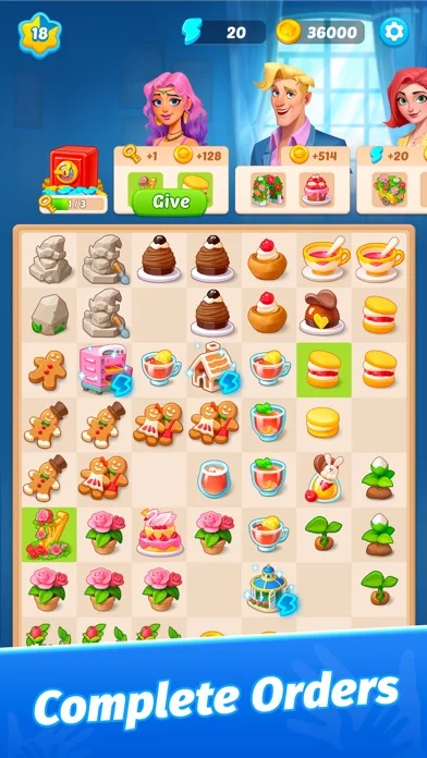 ミステリータウン：マージゲーム (Mystery Town)のゲーム画面