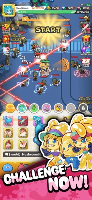 PewPewSlimeのゲーム画面