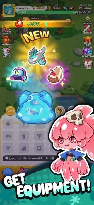 PewPewSlimeのゲーム画面