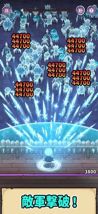 転生ダークメイジ：無限ディフェンスRPGのゲーム画面