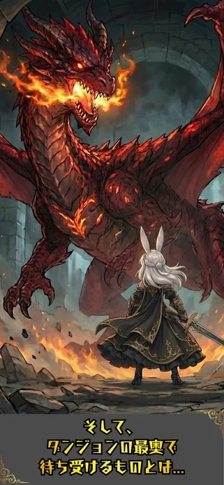 運と戦略のローグライクRPG:スロット&ブレイブのゲーム画面