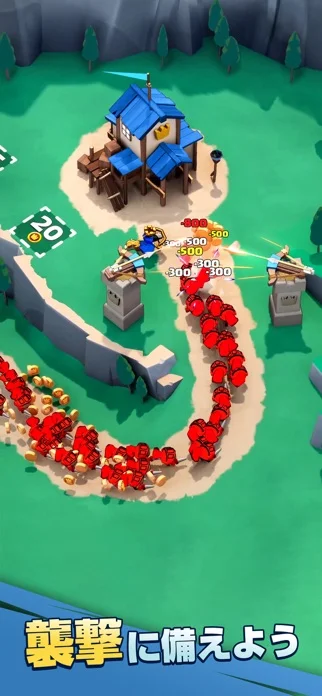 キングショットのゲーム画面