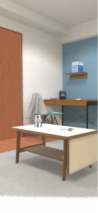 脱出ゲーム 漫画を借りたいのゲーム画面