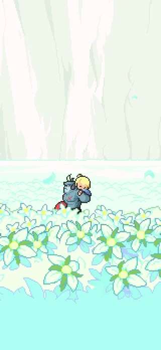 メグとばけもののゲーム画面