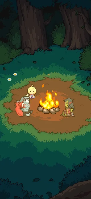 メグとばけもののゲーム画面