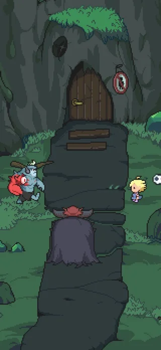 メグとばけもののゲーム画面