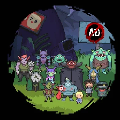 メグとばけもののゲーム画面