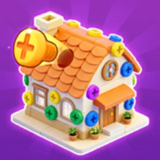 ネジ3Dパズル：ピンを外すゲームのアイコン画像