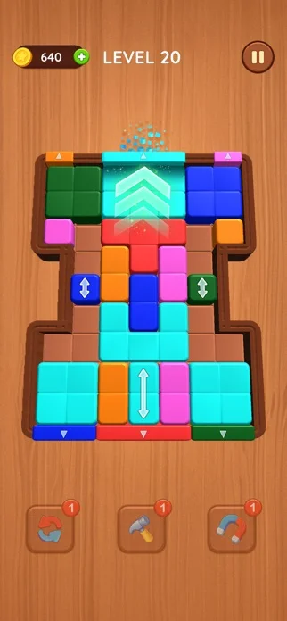 Block Color Mania, Puzzle Gameのゲーム画面