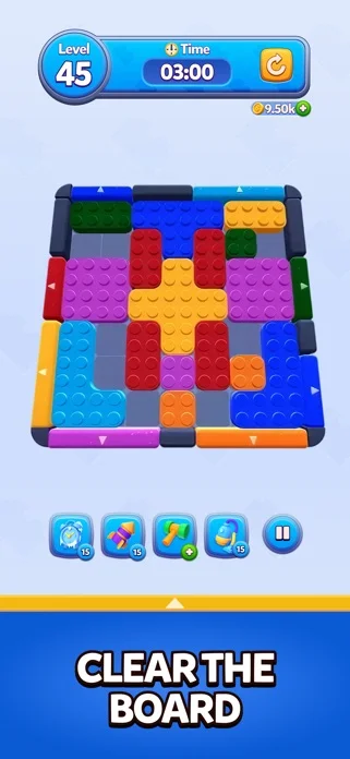 Color Block Jamのゲーム画面