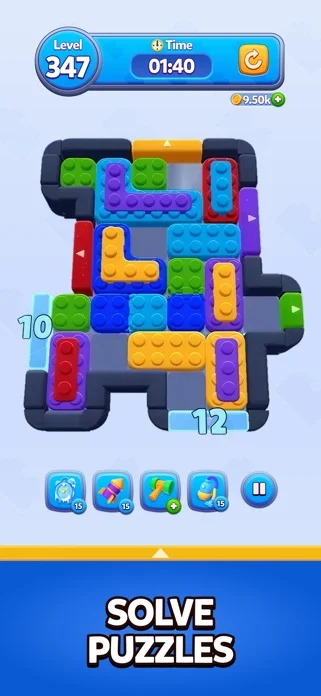 Color Block Jamのゲーム画面