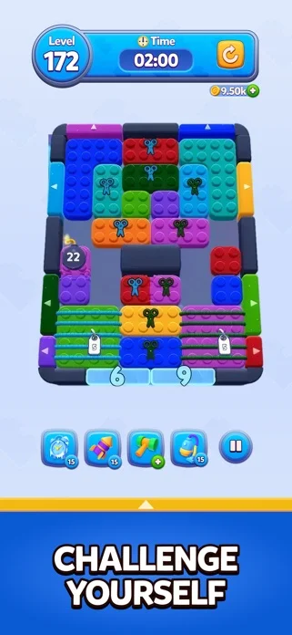 Color Block Jamのゲーム画面