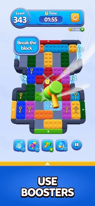 Color Block Jamのゲーム画面