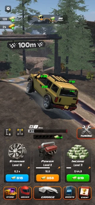 Drive 2 Climb: Offroad 4x4のゲーム画面