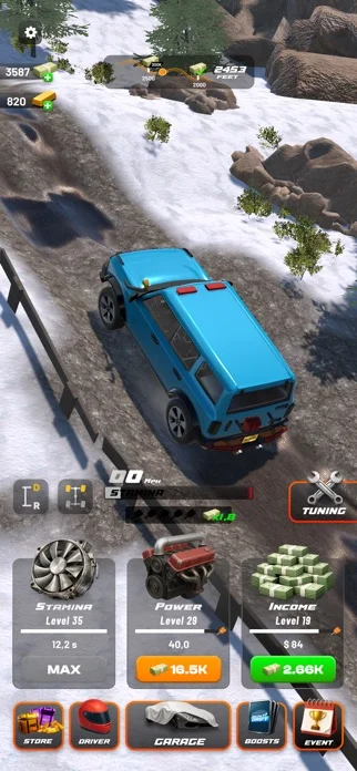 Drive 2 Climb: Offroad 4x4のゲーム画面