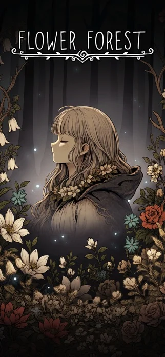 Flower Forest - ワードパズルのゲーム画面
