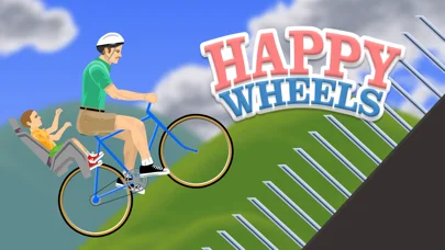 Happy Wheelsのゲーム画面