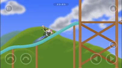 Happy Wheelsのゲーム画面