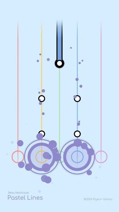 Rizlineのゲーム画面