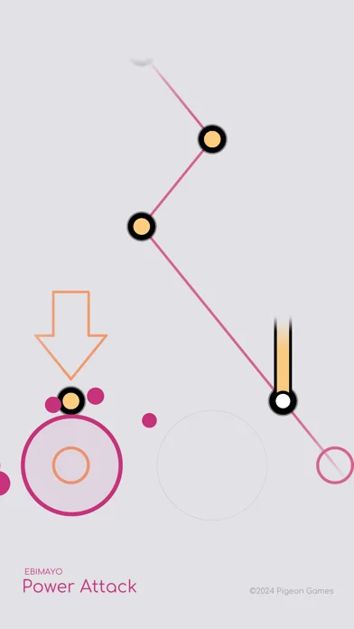 Rizlineのゲーム画面