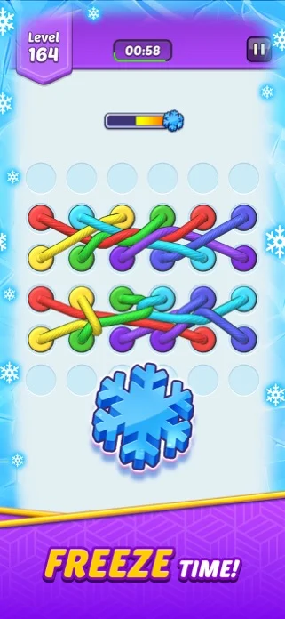 Tangled Rope: Solve Puzzles!のゲーム画面