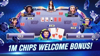 WSOP JPののゲーム画面