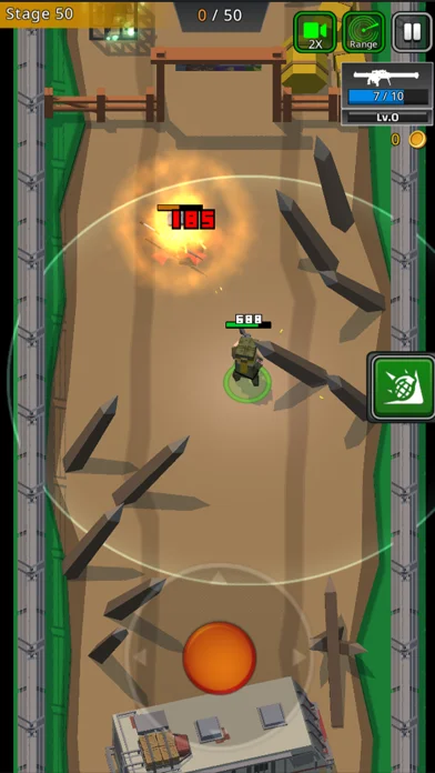 ピクセル Z レジェンドのゲーム画面