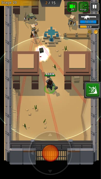 ピクセル Z レジェンドのゲーム画面