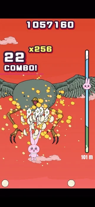 太ももうさぎの大撃腿のゲーム画面