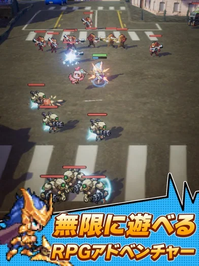 ドット異世界のゲーム画面