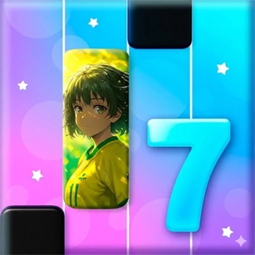 ピアノ7: ピアノタイル, 音楽ゲームのアイコン画像