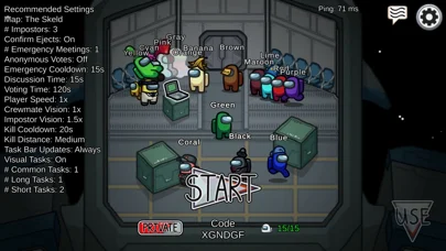 Among Us!のゲーム画面