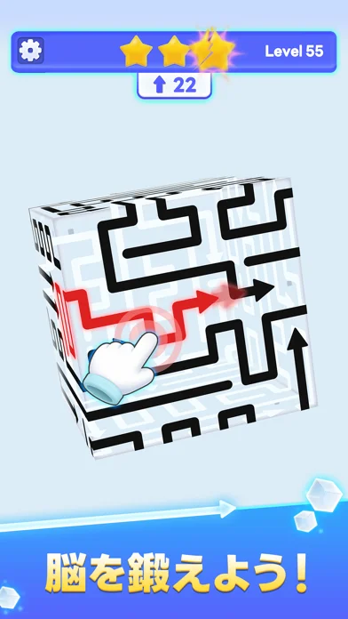 ArrowCube - 3DPuzzleのゲーム画面