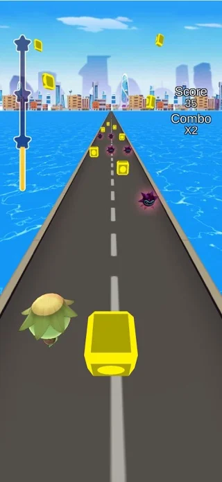 ビートラッシュ！Beat Rush！人気曲音楽リズムゲーのゲーム画面