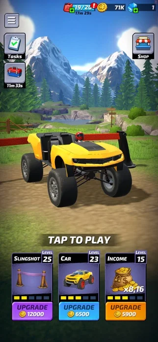 Boost Riderのゲーム画面