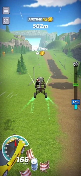 Boost Riderのゲーム画面