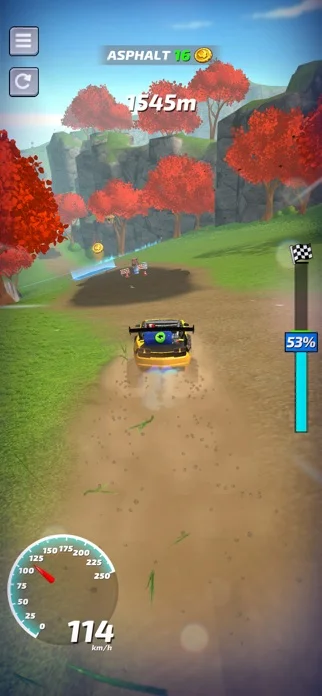 Boost Riderのゲーム画面