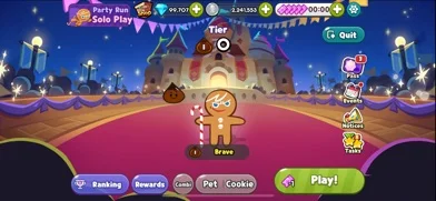 CookieRun Classicのゲーム画面