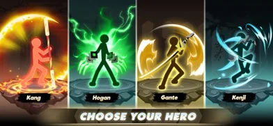 Epic Stickman: RPG Idle Warのゲーム画面