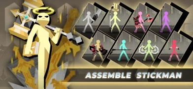 Epic Stickman: RPG Idle Warのゲーム画面