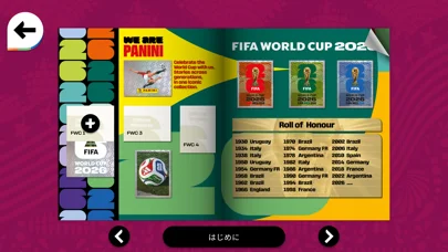 FIFA Panini Collectionのゲーム画面