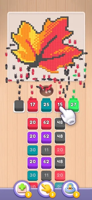 Food Hunt: Pixel Puzzleのゲーム画面