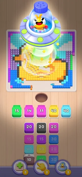 Food Hunt: Pixel Puzzleのゲーム画面
